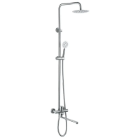 Душевая колонна с смесителем Zerix DAX-006-J-35cm из нерж. стали SUS304 (ZX4828)