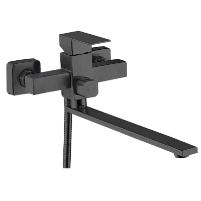 Змішувач для ванни Zerix KUB-006 (Euro) Black з нерж. сталі SUS304 (ZX4850) Змішувач для ванни Zerix KUB-006 (Euro) Black з нерж. сталі SUS304 (ZX4850)