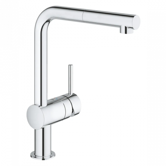 Змішувач для кухні з висувним виливом Grohe Minta (32168000)