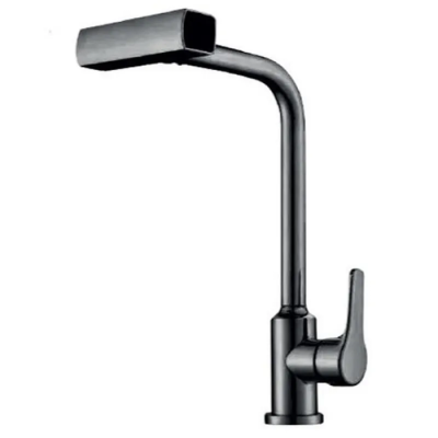 Змішувач для кухні Champion MOZ-014 GRAPHITE з висувною лійкою 4 режими з нержавіючої сталі (CH6517