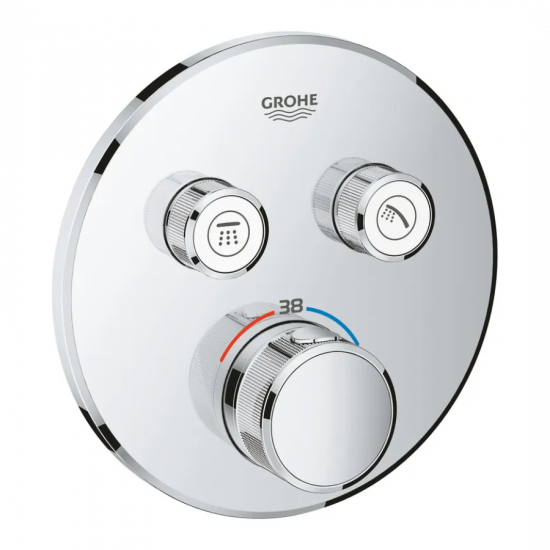 Термостат прихованого монтажу на 2 споживача Grohe Grohtherm SmartControl (29119000)