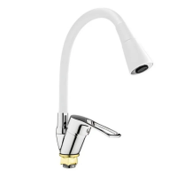 Смеситель для кухни Mixxus Dany 011 (NUT) REFL.WHITE (без подключения) (MI6576)