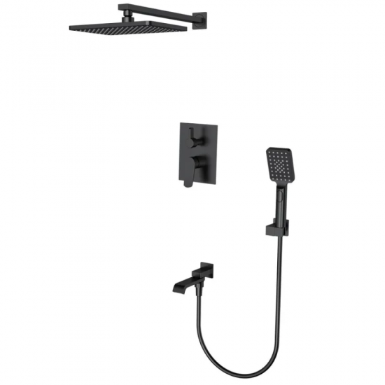 Вбудована душова система Mixxus Premium DALI 009 INNER BOX Black (MI6755)