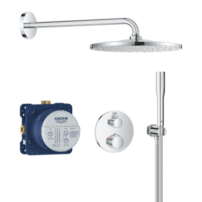 Система з термостатом прихованого монтажу з Rainshower Mono 310 Grohe Grohtherm Душова (34869000) Система з термостатом прихованого монтажу з Rainshower Mono 310 Grohe Grohtherm Душова (34869000)