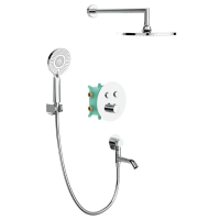 Встроенная душевая система с термостатом Koer KB-67012-01 (Цвет хром) (KR4728)