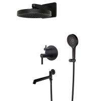 Встроенная душевая система Koer KB-66029-05 3 функции Цвет черный (KR5492)