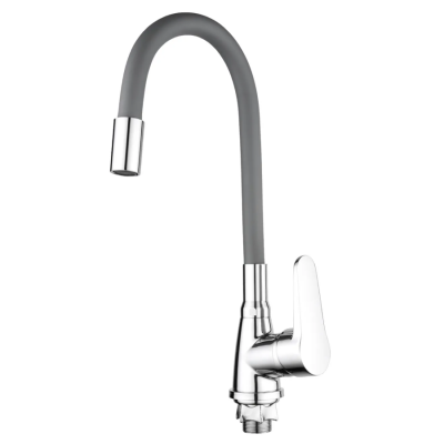 Змішувач для кухні Mixxus Elvis 014 (Nut) Refl.Grey (без підведення) (MI6307)