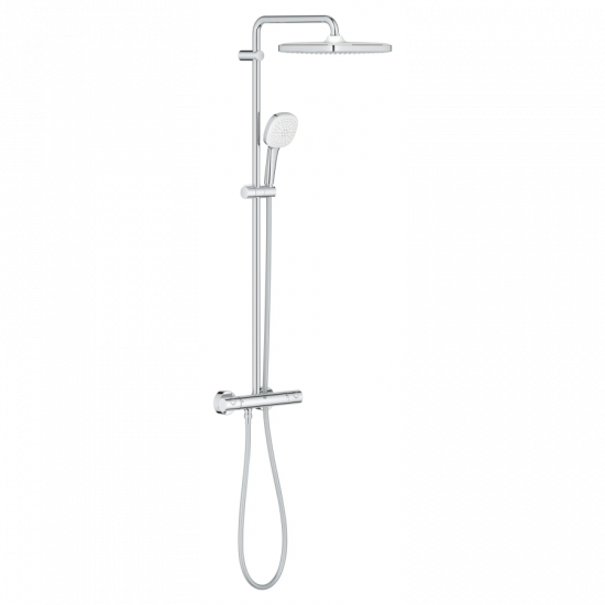 Душова система з термостатом для настінного монтажу Grohe Tempesta System 250 Cube (26689001)