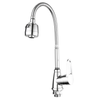 Смеситель для кухни Mixxus Elba 014 (Nut) Reflector (без подведения) (MI6304) Смеситель для кухни Mixxus Elba 014 (Nut) Reflector (без подведения) (MI6304)