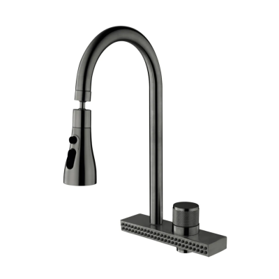 Змішувач для кухні Mixxus FOL-017 Graphite з функц. Змішувач для кухні Mixxus FOL-017 Graphite з функц.