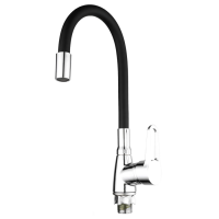 Змішувач для кухні Mixxus Elba 014 (Nut) Refl.Black. (без підведення) (MI6306)