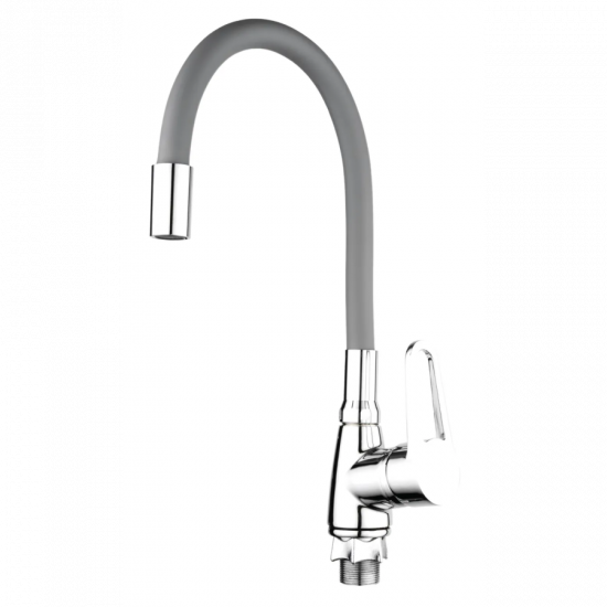 Змішувач для кухні Mixxus Elba 014 (Nut) Refl.Grey (без підведення) (MI6308)