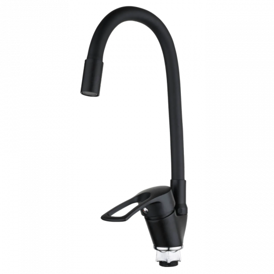 Змішувач для кухні Mixxus FANY 011 (Nut) Black Refl.Black (без підведення) (MI6294)