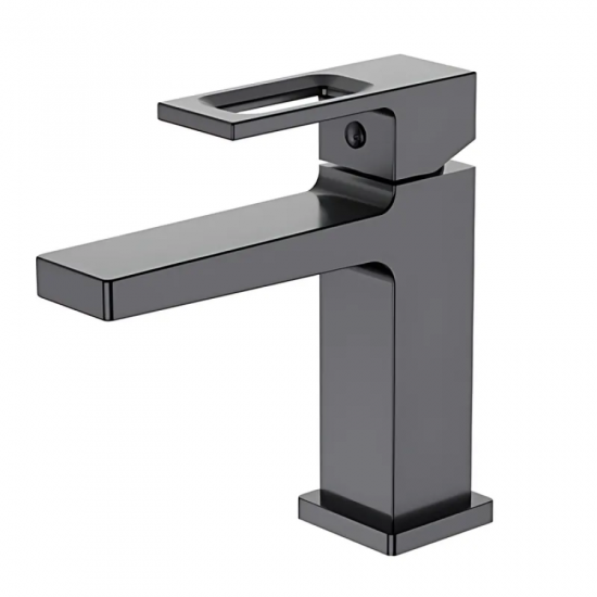 Змішувач для умивальника Haiba Kant 001 Graphite (Колір графіт) (HB9664)