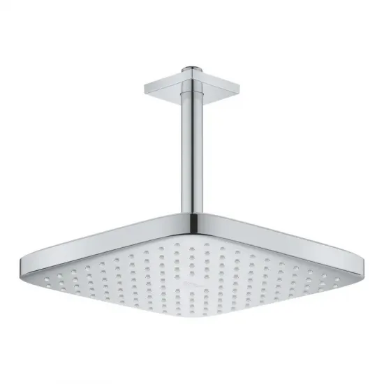 Верхній душ зі стельовим кронштейном Grohe Tempesta Cube (260088000)