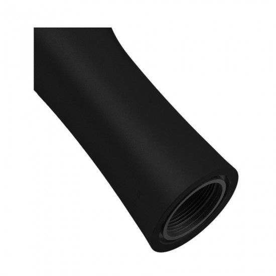 Смеситель для умывальника Plamix Cezar-001 SET Matte black (с подведением) (PM0662)