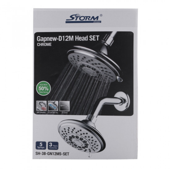 Лійка для душу Storm SH-38-GN12M5-SET (ST0026)