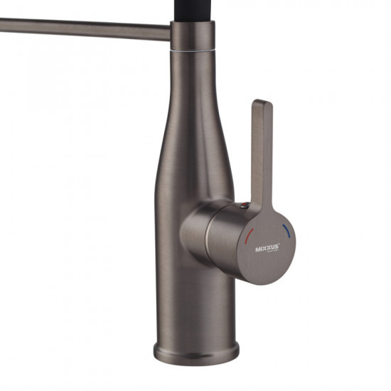 Змішувач для кухні Mixxus Premium Summer 017 GRAPHITE REFL.BLACK (MI6962)