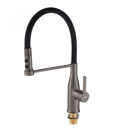 Змішувач для кухні Mixxus Premium Summer 017 GRAPHITE REFL.BLACK (MI6962)