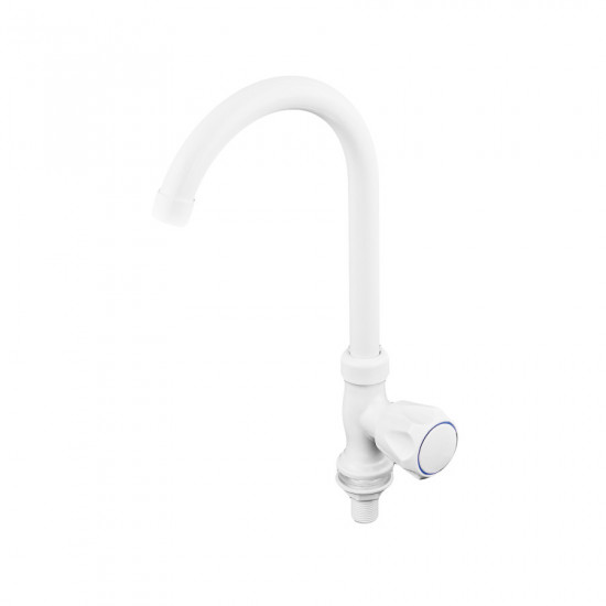 Кран для холодной воды Plamix Mono-005 White (PM0675) Кран для холодной воды Plamix Mono-005 White (PM0675)