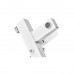 Змішувач для ванни Plamix Kubus-009 EURO SET White (з шлангом, лійкою та кронштейном) (PM0673)
