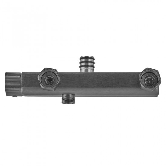 Душевая колонна Armata BCF-009-J Graphite с смесителем с кнопочным переключателем, 3 режима (CH6507)