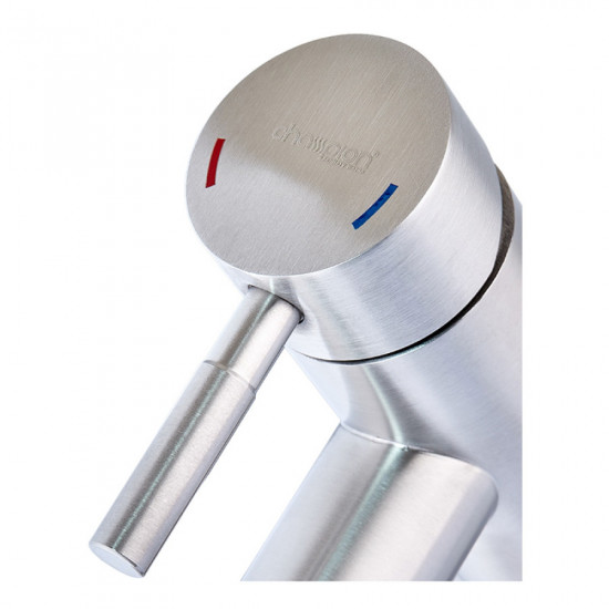 Смеситель для умывальника Champion SUS-001-A (нержавеющая сталь) (CH6200) Смеситель для умывальника Champion SUS-001-A (нержавеющая сталь) (CH6200)