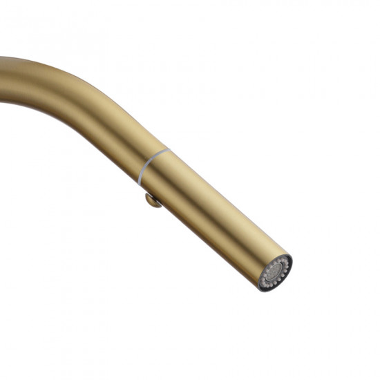 Змішувач для кухні Koer KI-70004-12 з висувним виливом (нерж. сталь) (KR5004)