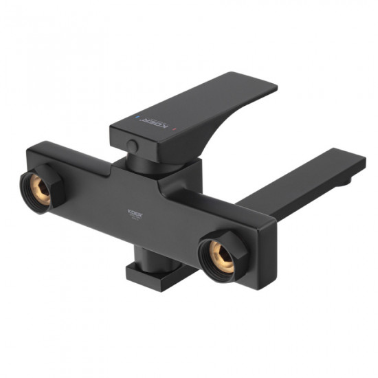 Змішувач для кухні настінний Koer KB-73010-05 (Колір чорний) (KR3491)