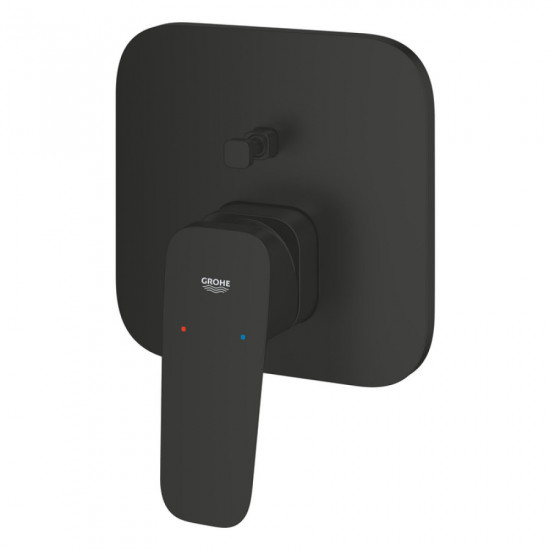 Змішувач одноважільний прихованого монтажу для ванни Grohe Cubeo з перемикачем на 2 положення (1017