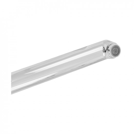 Змішувач для ванни Plamix Lucas-006 EURO SET Chrome (з шлангом, лійкою та кронштейном) (PM0710)