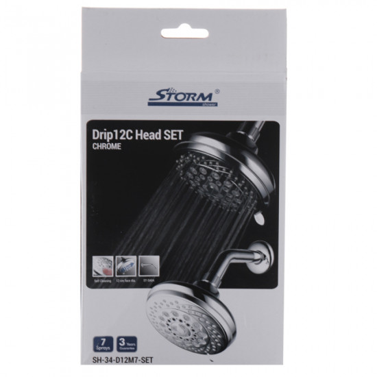 Лейка для душа Storm SH-34-D12M7-SET (ST0022)