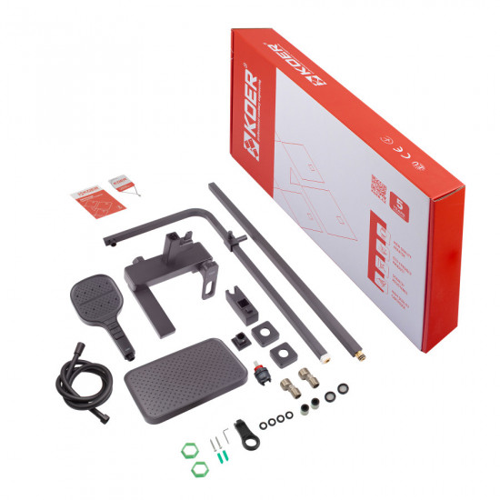 Душова колона зі змішувачем Koer KB-56031-05, 3 функції (KR5439)