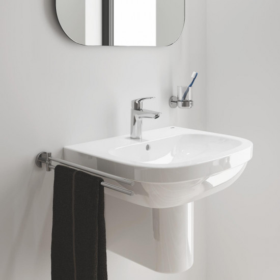 Одноважільний змішувач для раковини S-Size Grohe Eurosmart New з натискним донним клапаном (2392200