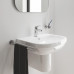 Одноважільний змішувач для раковини S-Size Grohe Eurosmart New з натискним донним клапаном (2392200