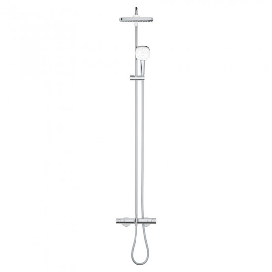 Душова система настінного монтажу з термостатом для ванни Grohe Tempesta System 250 Cube (26691001)