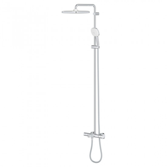 Душова система настінного монтажу з термостатом для ванни Grohe Tempesta System 250 Cube (26691001)