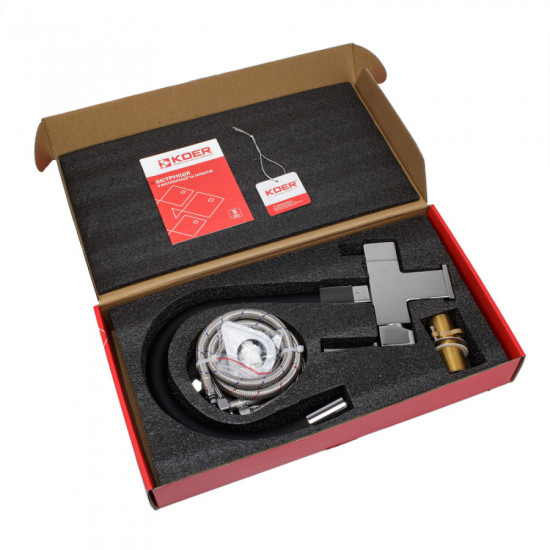 Змішувач для кухні Koer KB-72023-01 з виходом для питної води (KR5008)