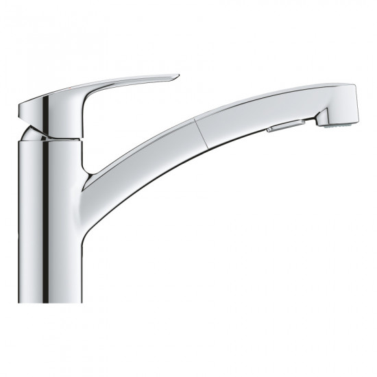 Змішувач для кухні з висувним виливом Grohe Eurosmart New (30305001)