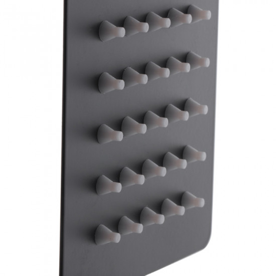 Лійка для душу Mixxus SH-02 Black (MI4752)