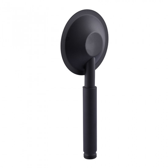 Ручний душ Mixxus SH-01.SUS Black з нерж. сталі (MI6119)