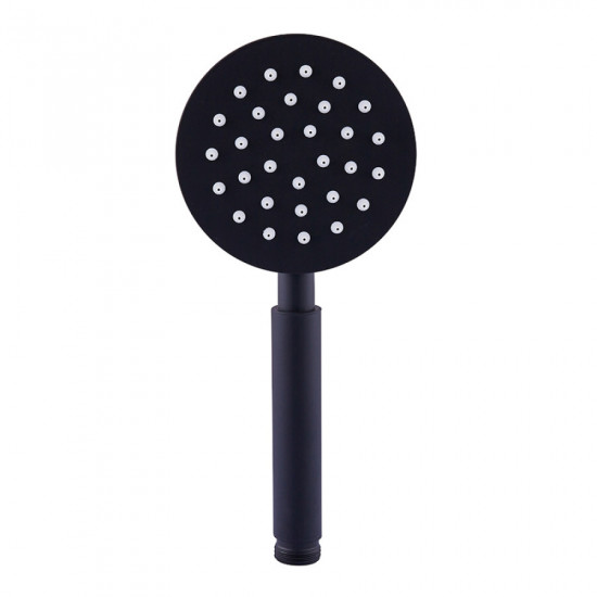 Ручний душ Mixxus SH-01.SUS Black з нерж. сталі (MI6119)