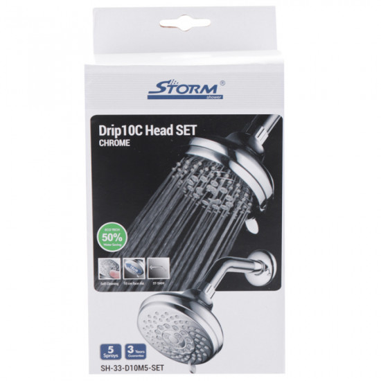 Лейка для душа Storm SH-33-D10M5-SET (ST0021)