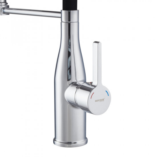 Змішувач для кухні Mixxus Premium Summer 017 REFL.BLACK (MI6960)