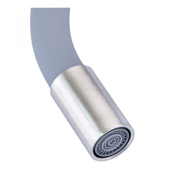 Вылиток для смесителя SUS-011 Reflector Gray из нержавеющей стали SUS304 (цвет серый) (CH0342)