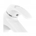 Смеситель для умывальника Plamix Fidel-001 SET White (с подведением) (PM0659)