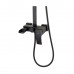 Душова колона із змішувачем водоспад Koer KB-58007-05 (Колір чорний) (KR3463)