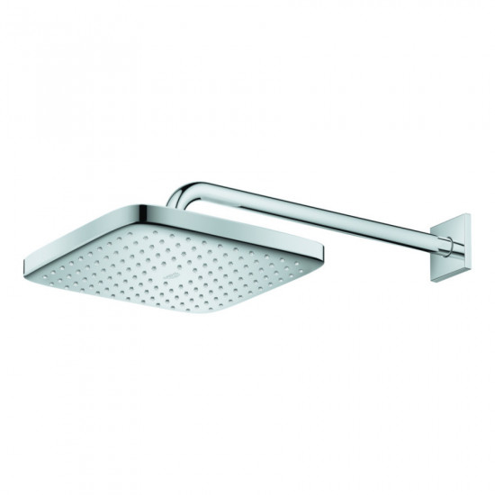 Верхній душ з настінним кронштейном Grohe Tempesta Cube (26687000)