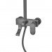 Душова колона зі змішувачем з алюмінію Armata BCG-009-J GRAPHITE, 3 режими (CH6561) Душова колона зі змішувачем з алюмінію Armata BCG-009-J GRAPHITE, 3 режими (CH6561)