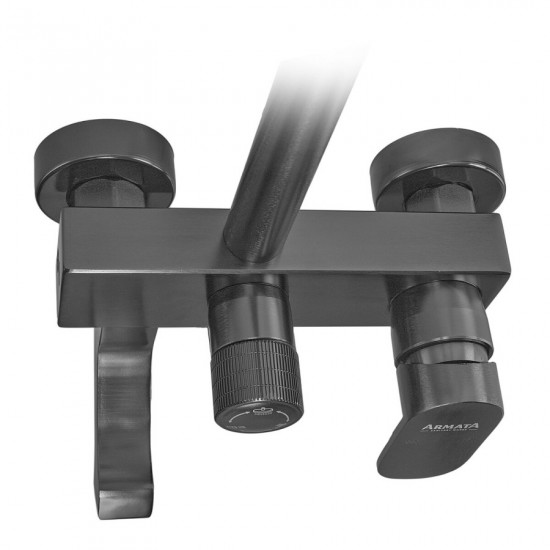 Душова колона зі змішувачем з алюмінію Armata BCG-009-J GRAPHITE, 3 режими (CH6561) Душова колона зі змішувачем з алюмінію Armata BCG-009-J GRAPHITE, 3 режими (CH6561)
